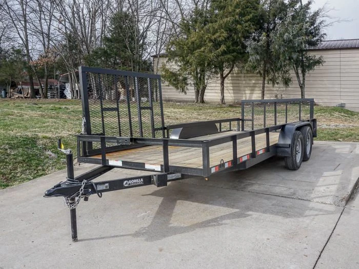6.4x18 Tandem Dovetail Utility Trailer With Side Gate 3 6.4x18 Tandem Dovetail Utility Trailer With Side Gate - Image 3