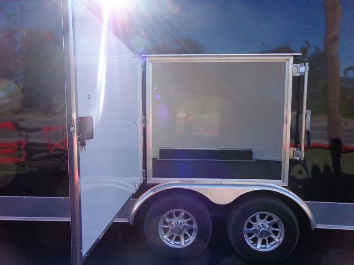 Enclosed Trailer 8.5'x26' Black - Cargo Car ATV Hauler Storage 6 Enclosed Trailer 8.5'x26' Black - Cargo Car ATV Hauler Storage - Image 6