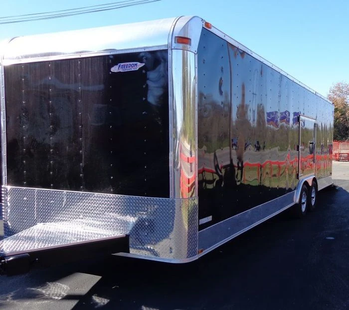 Enclosed Trailer 8.5'x26' Black - Cargo Car ATV Hauler Storage 5 Enclosed Trailer 8.5'x26' Black - Cargo Car ATV Hauler Storage - Image 5