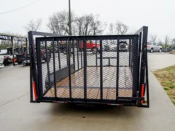 6.4x14 Dovetail Utility Trailer With 4ft Rails (2) 3500lb Axles -Tool Comprehensive dsc02350