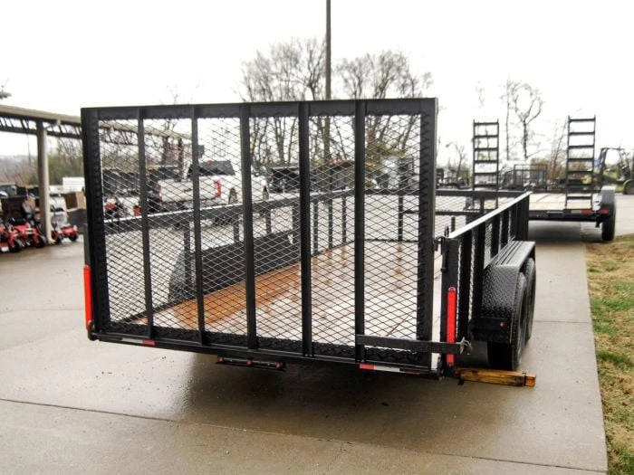 6.4x16 Straight Deck Utility Trailer With 2ft Mesh Sides Tall Gate 6 6.4x16 Straight Deck Utility Trailer With 2ft Mesh Sides Tall Gate - Image 6