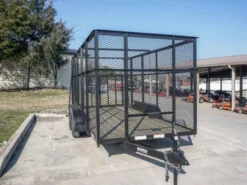 6.4x14 - 6ft Mesh Side Tandem Dovetail Utility Trailer 9 6.4x14 - 6ft Mesh Side Tandem Dovetail Utility Trailer -Tool Comprehensive dsc02418 2