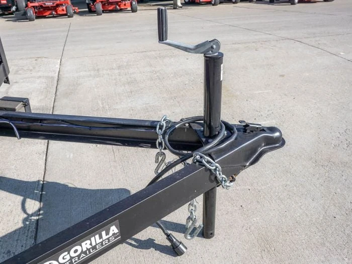 6.4x14 - 6ft Mesh Side Tandem Dovetail Utility Trailer 5 6.4x14 - 6ft Mesh Side Tandem Dovetail Utility Trailer - Image 5