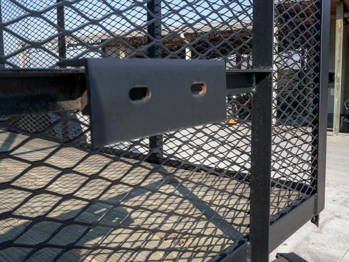 6.4x14 - 6ft Mesh Side Tandem Dovetail Utility Trailer 6 6.4x14 - 6ft Mesh Side Tandem Dovetail Utility Trailer - Image 6