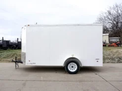 Enclosed Trailer 6'x12' White - V-Nose 3,500 Lb. Axle Storage -Tool Comprehensive dsc02576 2