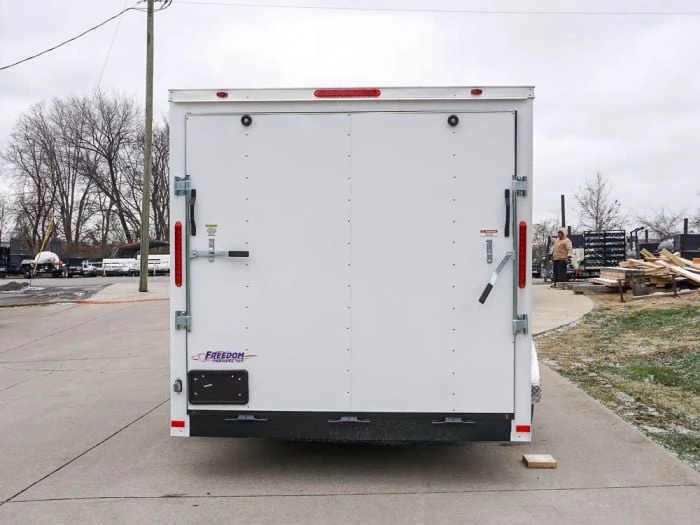 Enclosed Trailer 7x12 Single Axle 3500lbs V-Nose W/ Ramp Storage 5 Enclosed Trailer 7x12 Single Axle 3500lbs V-Nose W/ Ramp Storage - Image 5