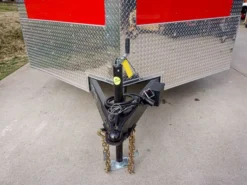 Enclosed Trailer 8.5'x22' Red & Black - Car Hauler Storage