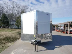 Enclosed Trailer 8.5' X 20' White - Cargo Hauler Car Motorcycle Storage