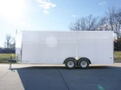 Enclosed Trailer 8.5' X 20' White - Cargo Hauler Car Motorcycle Storage -Tool Comprehensive dsc02729 1