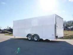 Enclosed Trailer 8.5' X 20' White - Cargo Hauler Car Motorcycle Storage -Tool Comprehensive dsc02730 1