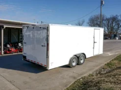 Enclosed Trailer 8.5' X 20' White - Cargo Hauler Car Motorcycle Storage -Tool Comprehensive dsc02732 1