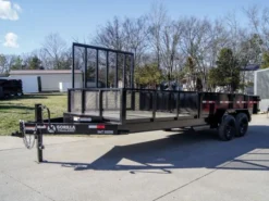 7x20 Hybrid Utility Dump Trailer 2ft Sides With Box (2) 7K Axles -Tool Comprehensive dsc02735 5