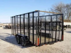 6.4x16 Straight Deck Utility Trailer 6ft Mesh Sides (2) 3,500lb Axles -Tool Comprehensive dsc02800 3