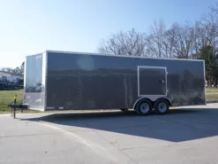 Enclosed Trailer 8.5x24 Tandem Axle Charcoal Gray - Motorcycle Car Hauler Storage -Tool Comprehensive dsc02805 2