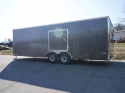 Enclosed Trailer 8.5x24 Tandem Axle Charcoal Gray - Motorcycle Car Hauler Storage -Tool Comprehensive dsc02806 2