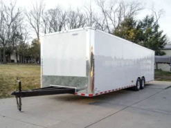 8.5x28 Flat Nose White Enclosed Trailer (2) 5,200lb Axles Cargo Storage 8 8.5x28 Flat Nose White Enclosed Trailer (2) 5,200lb Axles Cargo Storage -Tool Comprehensive dsc02810 2