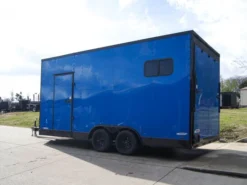 8.5x18 Blue V-Nose Slant Top Enclosed Trailer With Blackout Package 9 8.5x18 Blue V-Nose Slant Top Enclosed Trailer With Blackout Package -Tool Comprehensive dsc02933 3