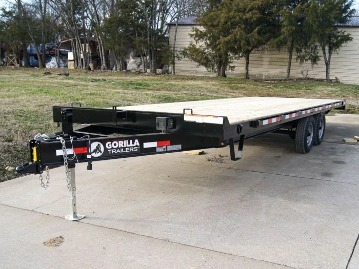 8.5x22 IBeam Deckover Equipment Trailer Straight Deck (2) 5200lb Axles 2 8.5x22 IBeam Deckover Equipment Trailer Straight Deck (2) 5200lb Axles - Image 2