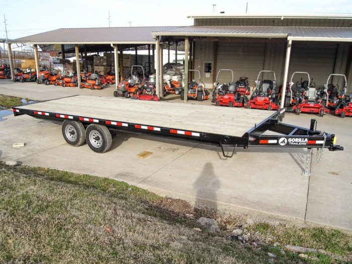 8.5x22 IBeam Deckover Equipment Trailer Straight Deck (2) 5200lb Axles 1 8.5x22 IBeam Deckover Equipment Trailer Straight Deck (2) 5200lb Axles