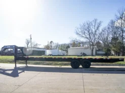 8.5x30 IBeam Gooseneck Straight Deckover Trailer (2) 7K Axles Slide Ramps -Tool Comprehensive dsc02991 2