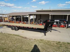 8.5x30 IBeam Gooseneck Straight Deckover Trailer (2) 7K Axles Slide Ramps -Tool Comprehensive dsc02997 4