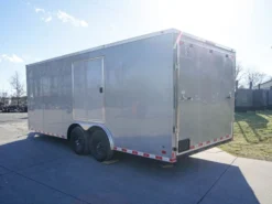 8.5x20 Silver V-Nose Slant Top Enclosed Trailer (2) 5200lb Axles -Tool Comprehensive dsc03012 2