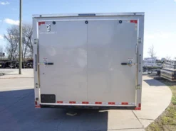 8.5x20 Silver V-Nose Slant Top Enclosed Trailer (2) 5200lb Axles -Tool Comprehensive dsc03013 2