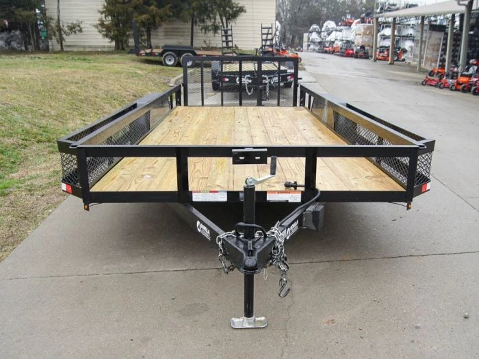 7x20 Dovetail Utility Trailer With Side Baskets (2) 3,500lb Axles 2 7x20 Dovetail Utility Trailer With Side Baskets (2) 3,500lb Axles - Image 2
