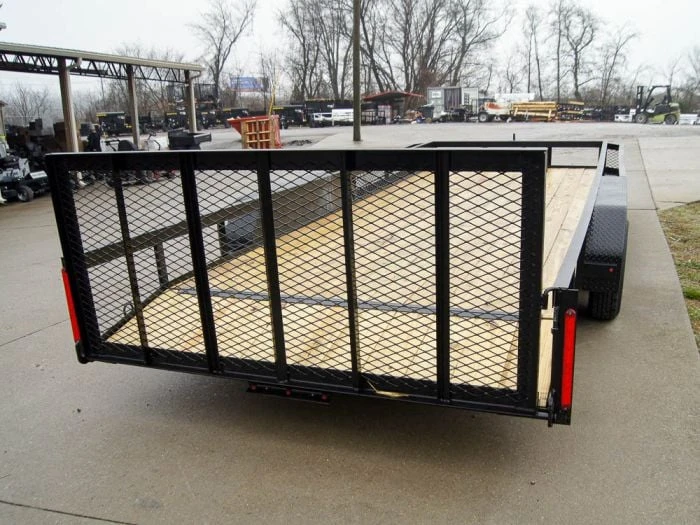 7x20 Dovetail Utility Trailer With Side Baskets (2) 3,500lb Axles 5 7x20 Dovetail Utility Trailer With Side Baskets (2) 3,500lb Axles - Image 5