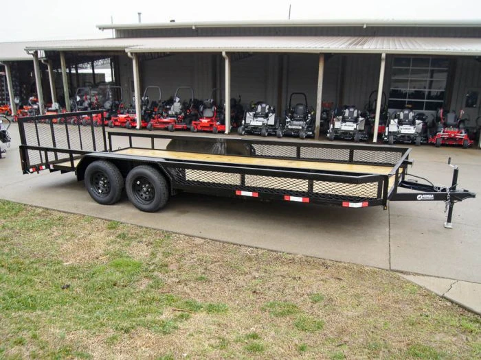 7x20 Dovetail Utility Trailer With Side Baskets (2) 3,500lb Axles 6 7x20 Dovetail Utility Trailer With Side Baskets (2) 3,500lb Axles - Image 6
