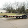 7x22 IBEAM Equipment Trailer (2) 7K Axles Stand-Up Ramps