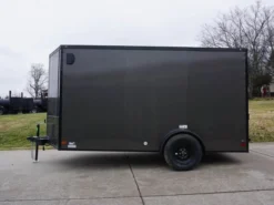 7x12 Enclosed Trailer Charcoal V-Nose Blackout Package 3,500lb Axle Storage -Tool Comprehensive dsc03422 2