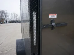 7x12 Enclosed Trailer Charcoal V-Nose Blackout Package 3,500lb Axle Storage -Tool Comprehensive dsc03424 1