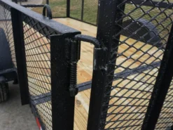 5x8 Straight Deck Utility Trailer With 2ft Side Rails 3500lb Axle