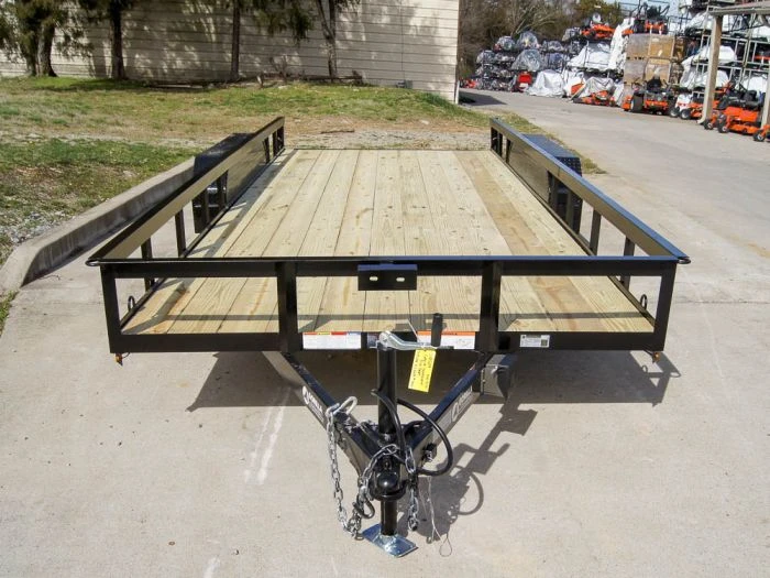 7x18 Straight Deck Utility Trailer (2) 3,500lb Axles - No Gate 2 7x18 Straight Deck Utility Trailer (2) 3,500lb Axles - No Gate - Image 2