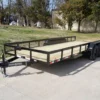 7x18 Straight Deck Utility Trailer (2) 3,500lb Axles - No Gate