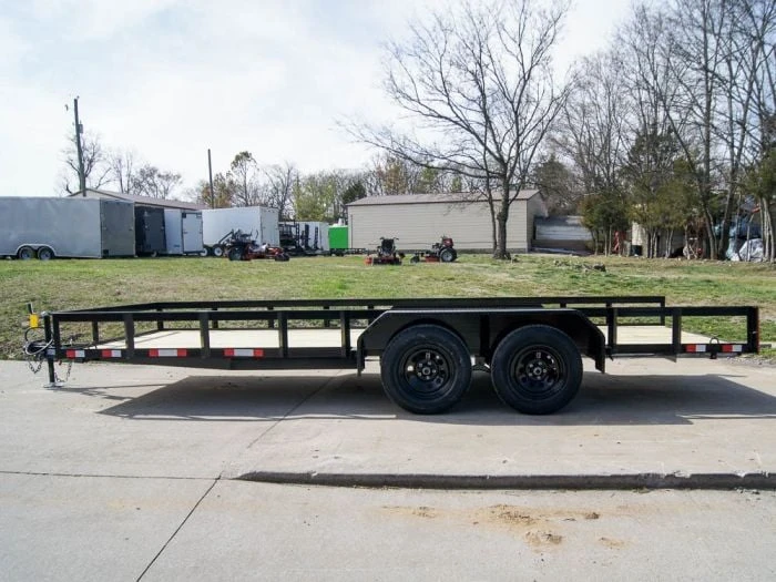 7x18 Straight Deck Utility Trailer (2) 3,500lb Axles - No Gate 3 7x18 Straight Deck Utility Trailer (2) 3,500lb Axles - No Gate - Image 3