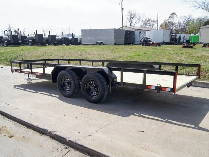 7x18 Straight Deck Utility Trailer (2) 3,500lb Axles - No Gate 4 7x18 Straight Deck Utility Trailer (2) 3,500lb Axles - No Gate - Image 4