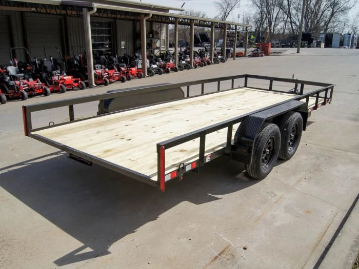 7x18 Straight Deck Utility Trailer (2) 3,500lb Axles - No Gate 6 7x18 Straight Deck Utility Trailer (2) 3,500lb Axles - No Gate - Image 6