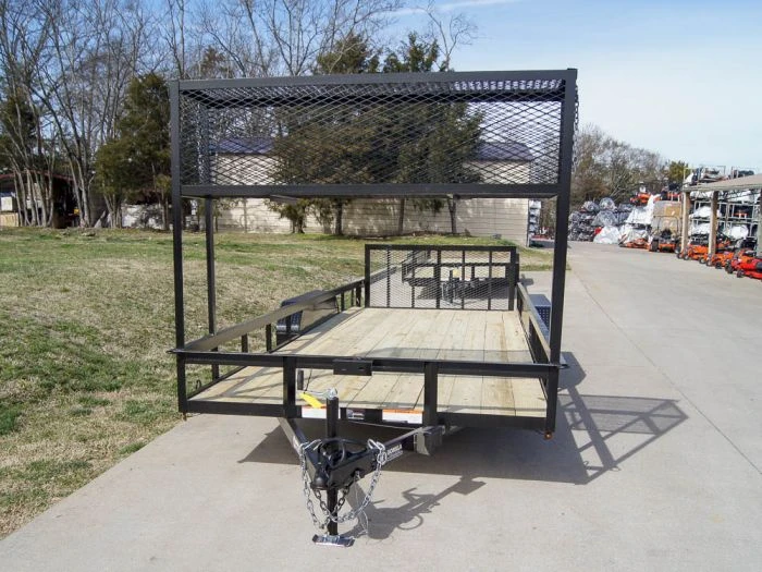 7x20 Dovetail Utility Trailer (2) 3,500lb Axles With Elevated Basket 2 7x20 Dovetail Utility Trailer (2) 3,500lb Axles With Elevated Basket - Image 2