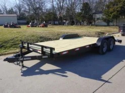 7x18 Wood Deck Car Hauler (2) 3500lb Axle W/ Brake And Ramps -Tool Comprehensive dsc03525 3