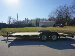 7x18 Wood Deck Car Hauler (2) 3500lb Axle W/ Brake And Ramps -Tool Comprehensive dsc03526 3
