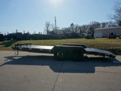 7x18 Steel Floor Car Hauler (2) 3500lb Axle W/ Brake And Ramps -Tool Comprehensive dsc03547 4