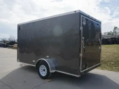 7x12 Enclosed Charcoal Trailer With Silver ATP 3500lb Axle Storage -Tool Comprehensive dsc04041 2