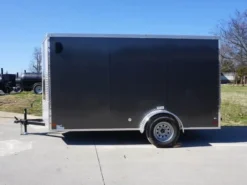 Enclosed Trailer 6'x12' Charcoal- V-Nose 3,500 Lb. Axle Storage -Tool Comprehensive dsc04415