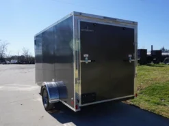 Enclosed Trailer 6'x12' Charcoal- V-Nose 3,500 Lb. Axle Storage -Tool Comprehensive dsc04417