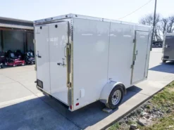 Enclosed Trailer 6'x12' White V-Nose 3,500 Lb. Axle Polycore Side Storage -Tool Comprehensive dsc04447 2 1