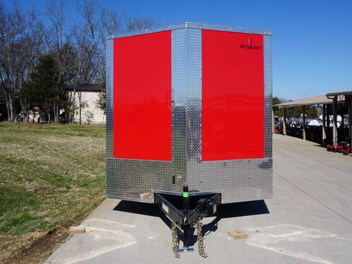 8.5x24 Red Enclosed Trailer (2) 5200lb Axles 7.5 Interior Height Storage 2 8.5x24 Red Enclosed Trailer (2) 5200lb Axles 7.5 Interior Height Storage - Image 2