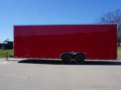 8.5x24 Red Enclosed Trailer (2) 5200lb Axles 7.5 Interior Height Storage 9 8.5x24 Red Enclosed Trailer (2) 5200lb Axles 7.5 Interior Height Storage -Tool Comprehensive dsc04467 1
