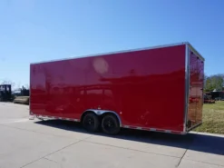 8.5x24 Red Enclosed Trailer (2) 5200lb Axles 7.5 Interior Height Storage 10 8.5x24 Red Enclosed Trailer (2) 5200lb Axles 7.5 Interior Height Storage -Tool Comprehensive dsc04468 1
